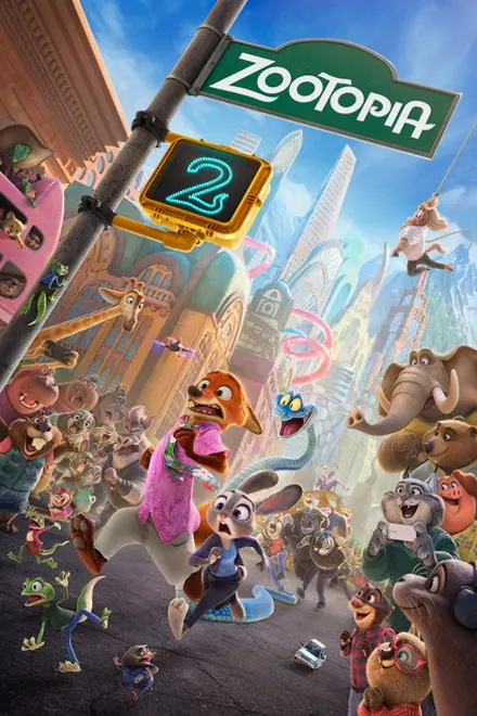 Cartel de Zootopia 2, disponible bajo demanda en la suscripción IPTV de Extreme IPTV